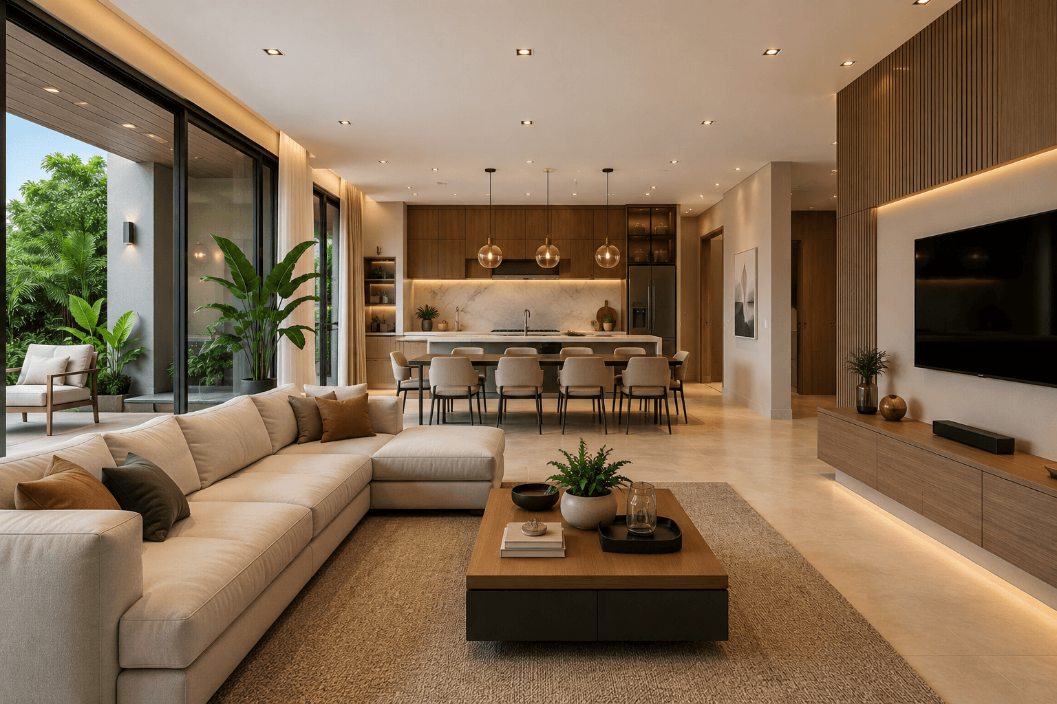 Interior moderno de um imóvel